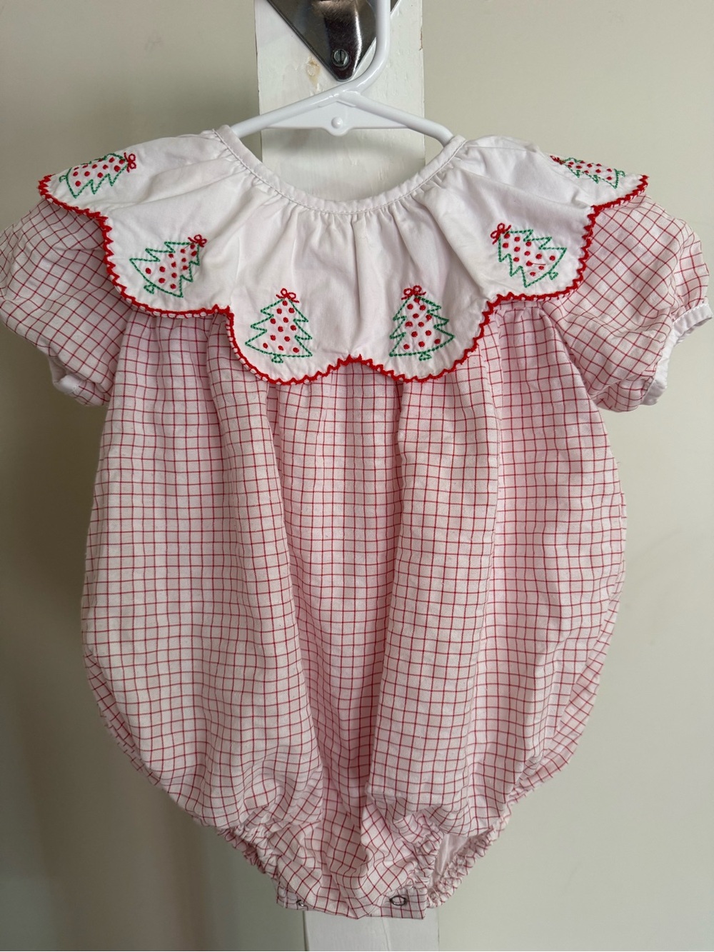 Stitchy Fish Christmas Bubble Romper